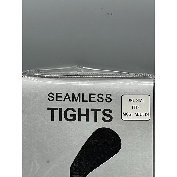 Costume mates seamless tights black stretch nylon one size fits most adults READ - Picture 5 of 7